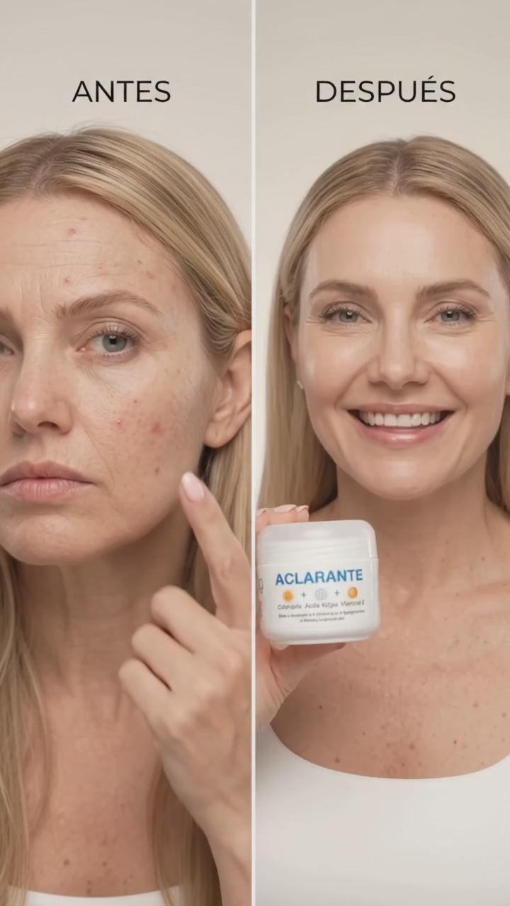 CREMA ACLARANTE Y TRATAMIENTO FACIAL
